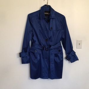 Bright Blue Rain Coat